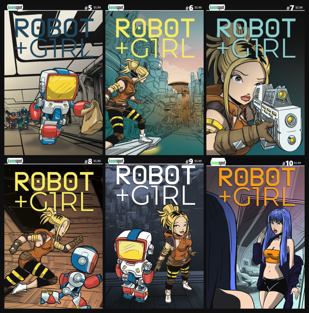 Robot+Girl Issues 5-10
