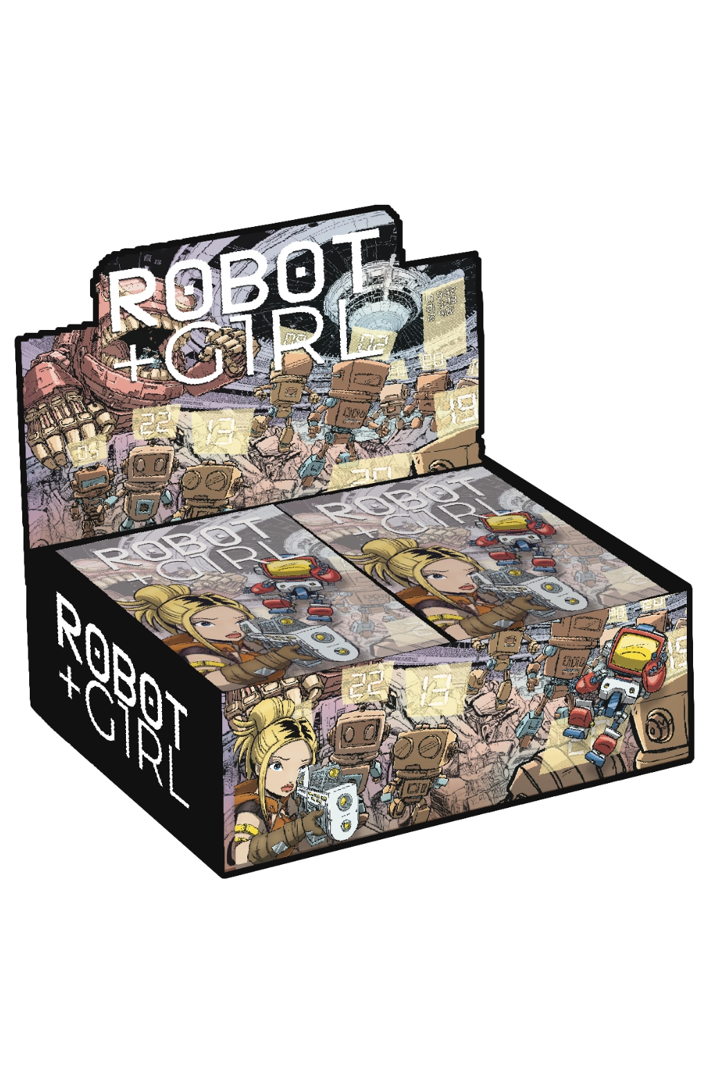 Robot+Girl Collector Cards in box
