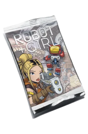Robot+Girl Collector Cards in pack