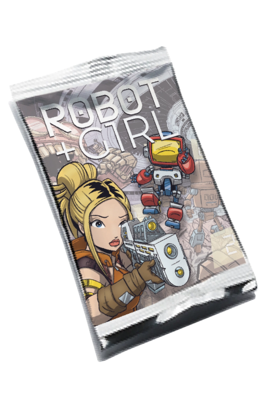 Robot+Girl Collector Cards in pack
