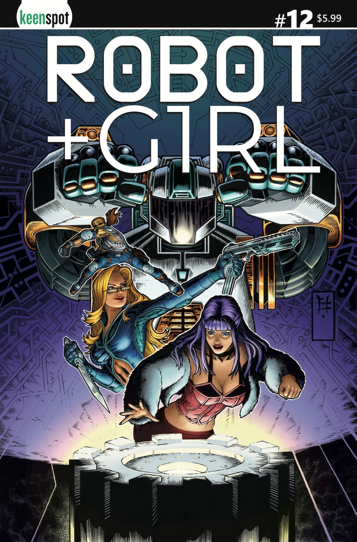 Cover of Robot+Girl Issue #12 (2026)